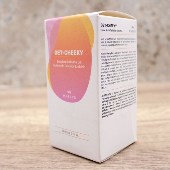 Maely's GET-CHEEKY Enriched Cellulite Oil Huile Anti-Cellulite Enrichie 60 ml - Picture 2 of 5